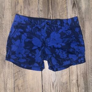 Old Navy Floral Blue Women's‎ Shorts 8